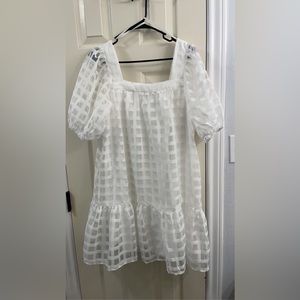 White boutique dress